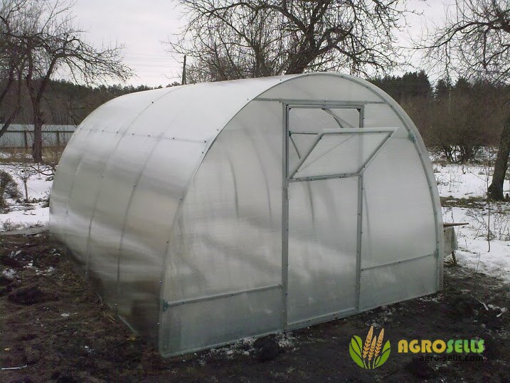 Теплица 3х4х2.1 м. из поликарбоната