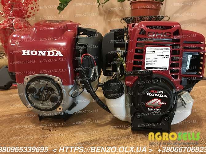 Мотокоса Кусторез HONDA GX35 (3, 5 кВт, 4-х тактный двигатель 1 нож, 1