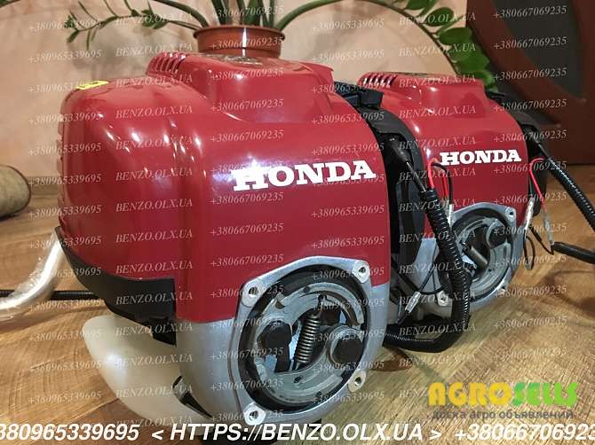 Мотокоса Кусторез HONDA GX35 (3, 5 кВт, 4-х тактный двигатель 1 нож, 1
