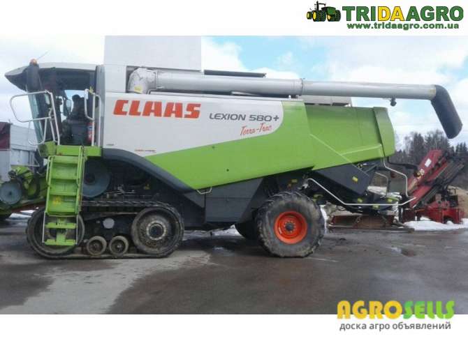 Комбайн Claas Lexion 580 Terra Trac (2009)