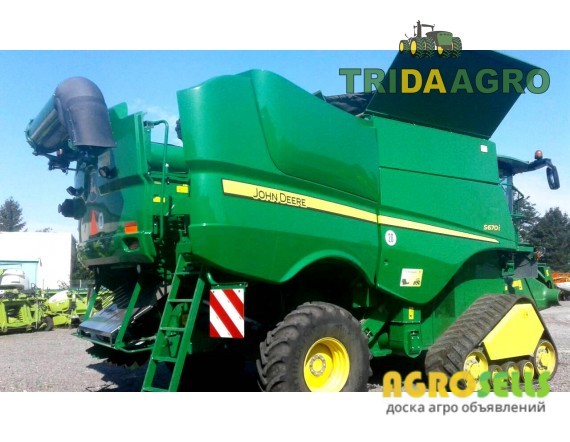 Комбайн John Deere S670 i Raupe (2012)