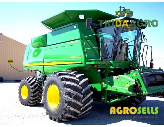 Комбайн John Deere 9770 STS с наработкой 2060