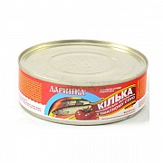 Килька в томатном соусе 210 гр тм Даринка - упаковка 24 шт