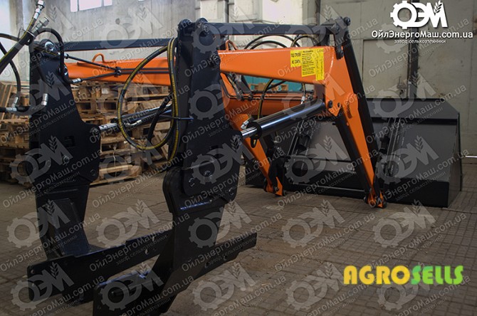 Фронтальный погрузчик быстросъемный HT-1200+ковш 0,8