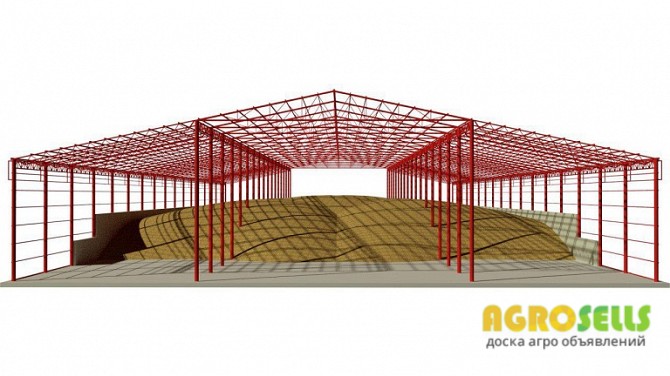 Строительство зернохранилища 40х102