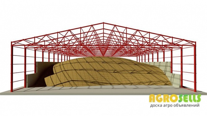Строительство зерносклада 20х60