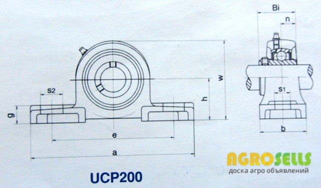 Подшипники в корпусе под вал 40 мм - UCP208