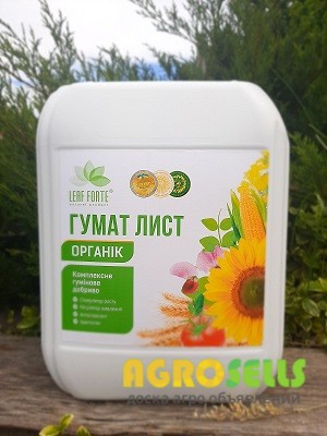 ГУМАТ ЛИСТ, Комплексне гумінове добриво, 10 л.