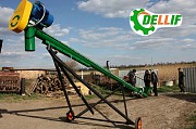 Шнековый зерновой погрузчик Деллиф