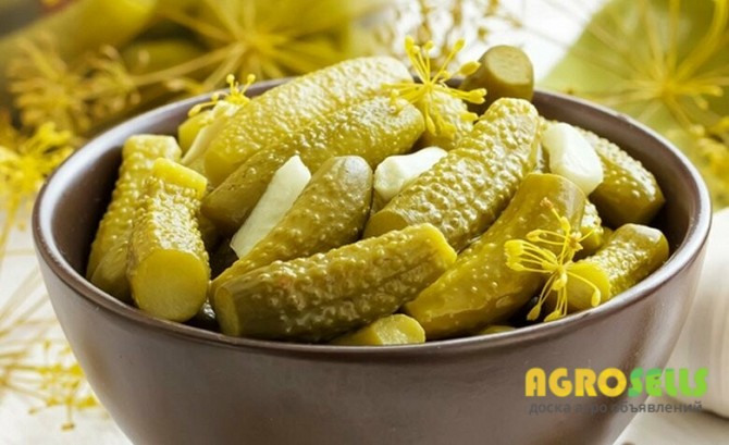 Продам огірки солені