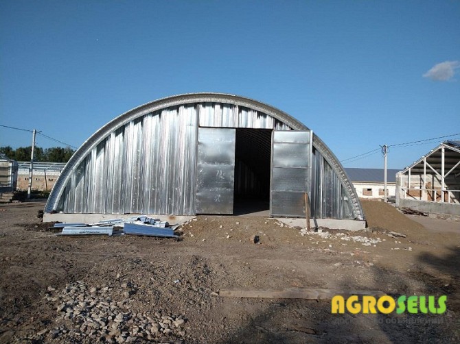 Бескаркасные арочные ангары, хранилища, склады "под ключ