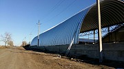 Производство, возведение и монтаж бескаркасных арочных ангаров, складо