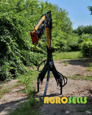 Тракторний гідравлічний кран маніпулятор Mega Lift Делліф