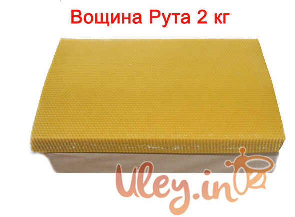 Вощина «Рута (230)» 2кг. (Сертифицированная)