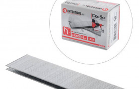 Скоба для степлера РТ-1612, 35 мм (18GA), 5,7(5,8)*1,25*1,0 мм, 5000 шт/уп. INTERTOOL PT-8335
