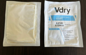 Поглинач вологи Vdry Bag Quatro з вологопоглинанням до 280% для вантажів у коробках