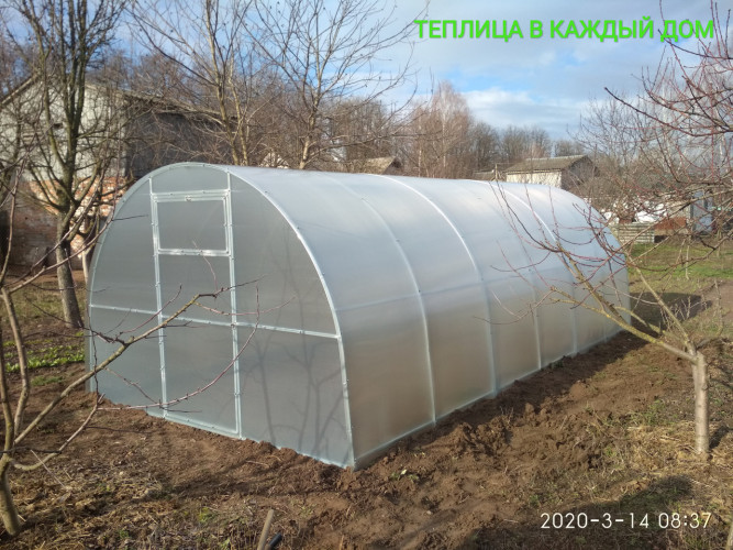Теплиця 'ЕЛІТ 3*6*2 (ш.д.в.) 18кв.м., покриті полікарбонатом 4мм, від виробника