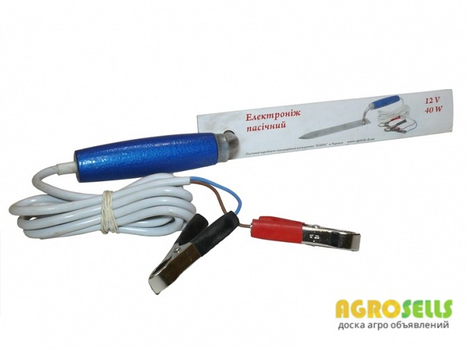 Нож пасечный электрический 12 V черный